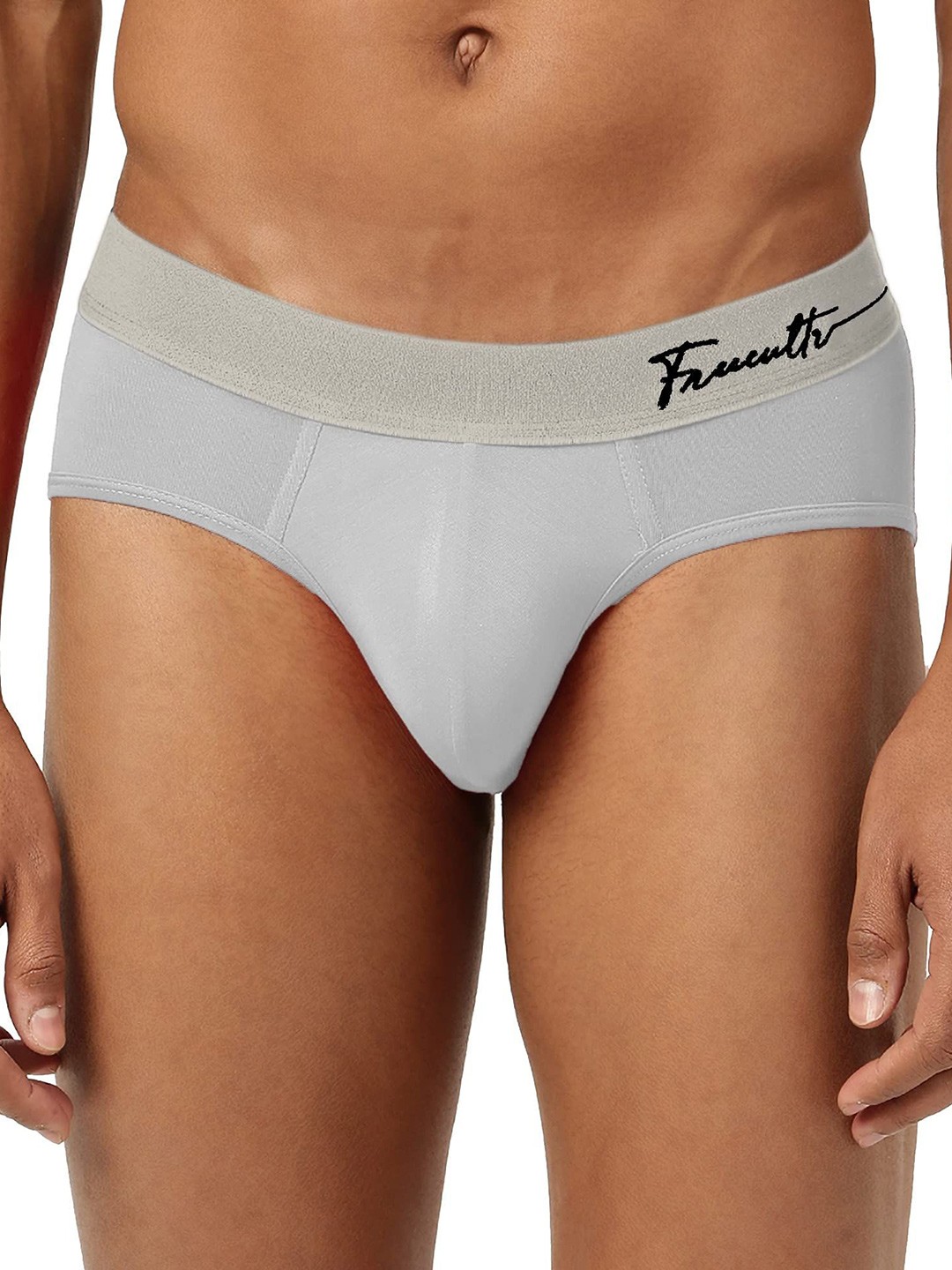 

FREECULTR MidRise Anti Bacterial Basic Brief, Grey