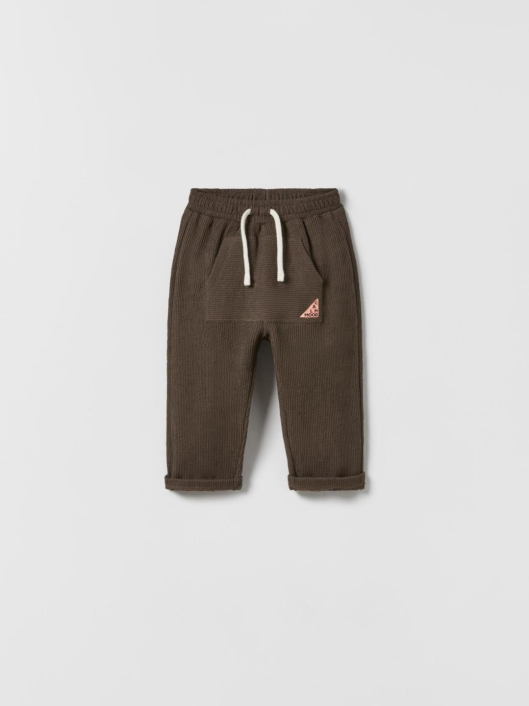 

ZARA Unisex Brown Trousers