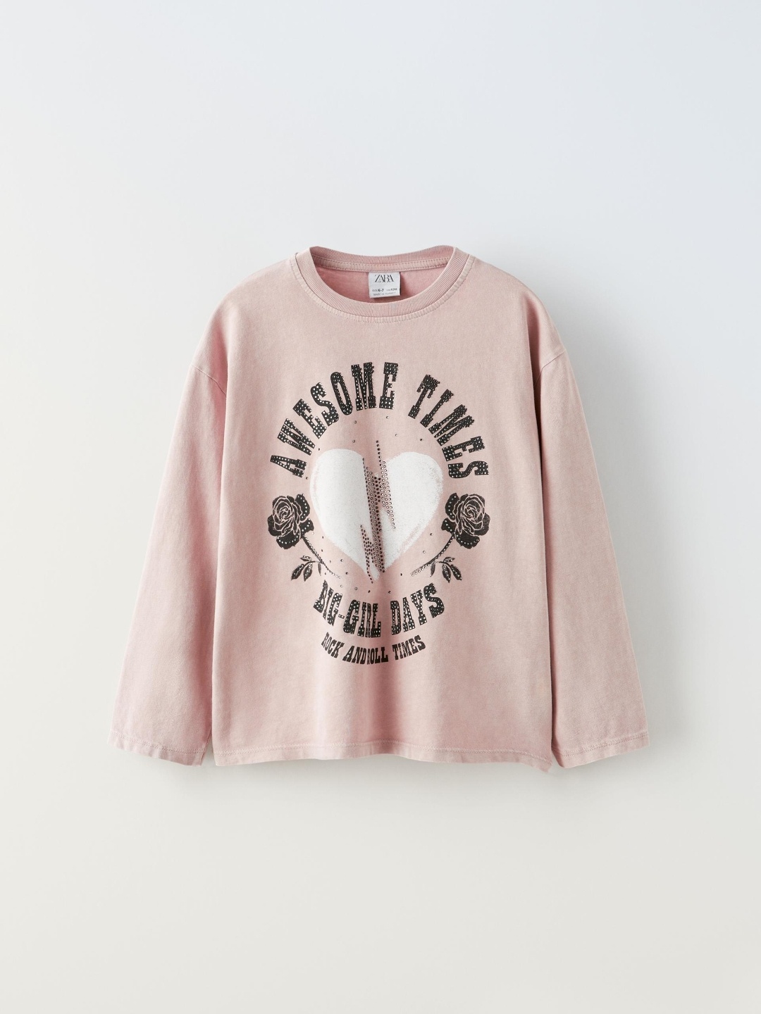 

ZARA Girls Pink Tshirts