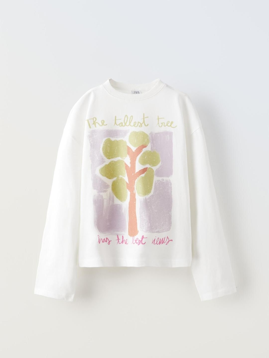 

ZARA Girls Mauve Tshirts