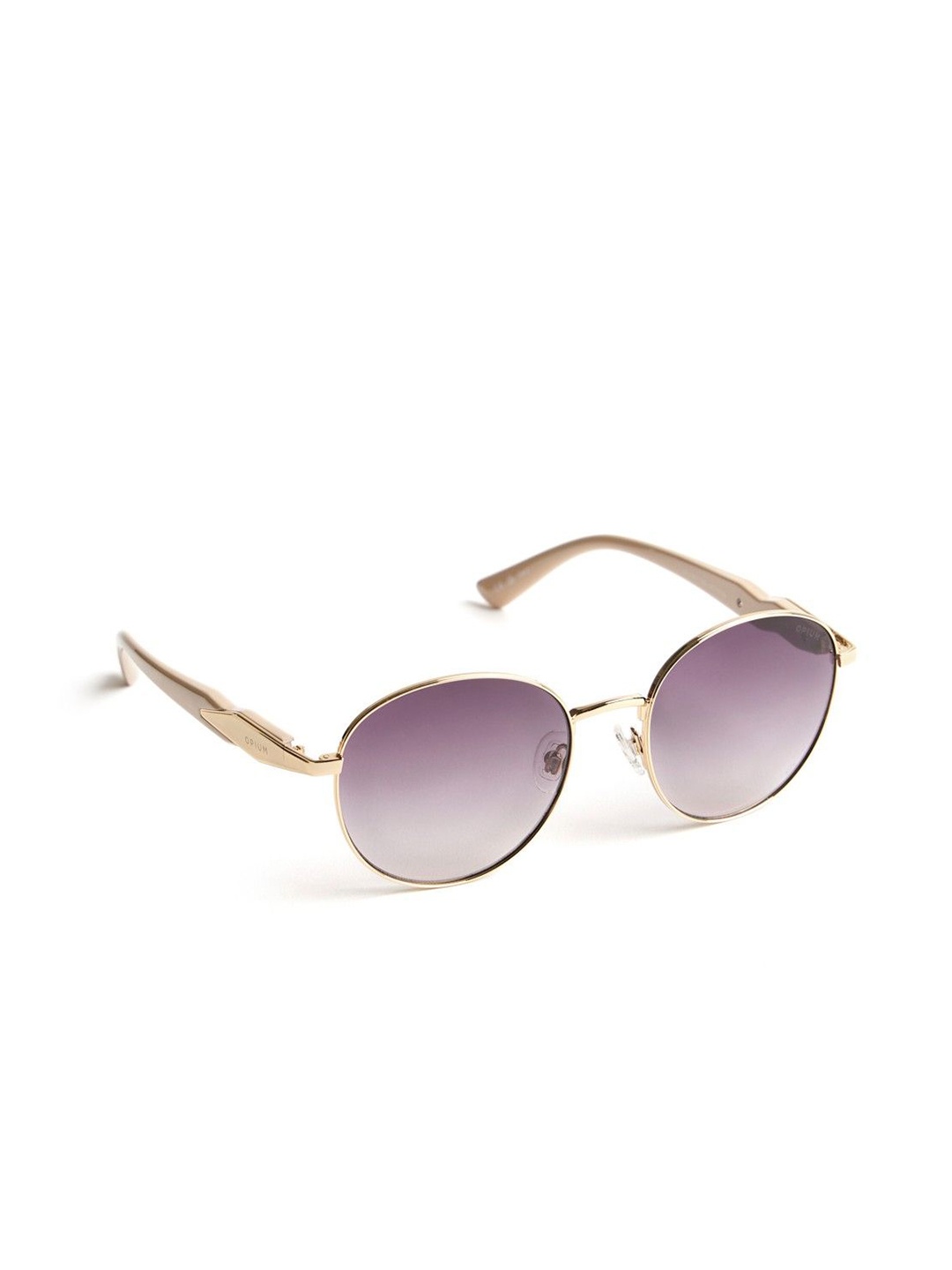 

OPIUM Women Round Sunglasses with UV Protected Lens, Purple