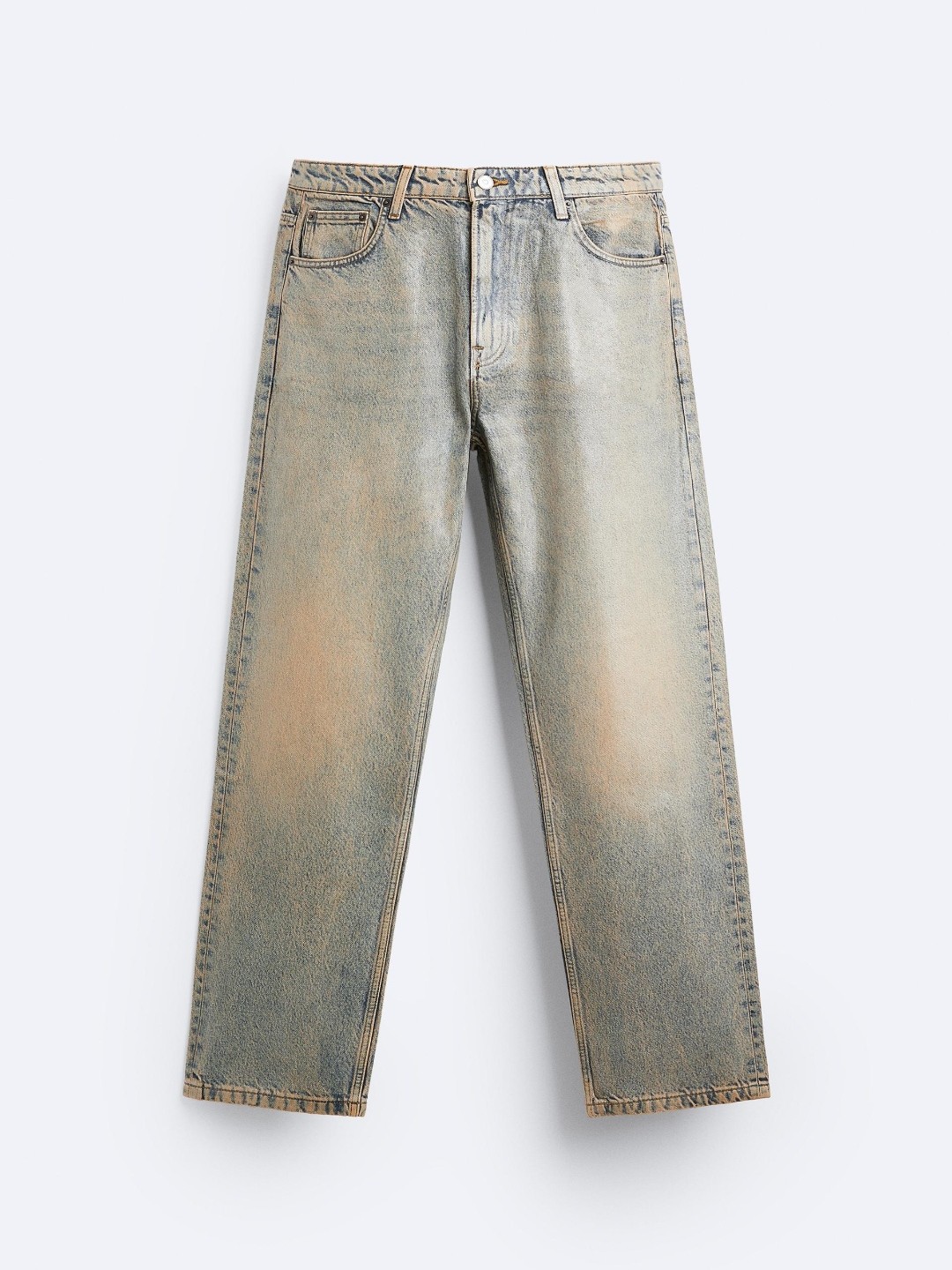 

ZARA Men Blue Trousers