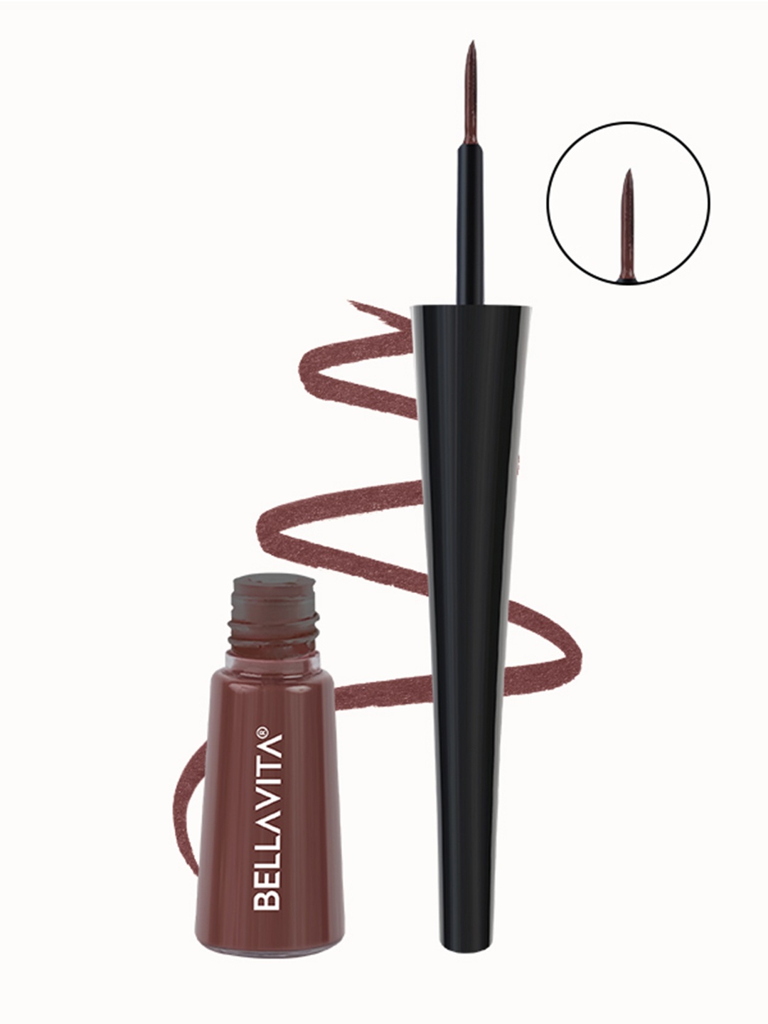 

Bella Vita Organic Intense Drama Waterproof Eyeliner- 3.5ml- Brown