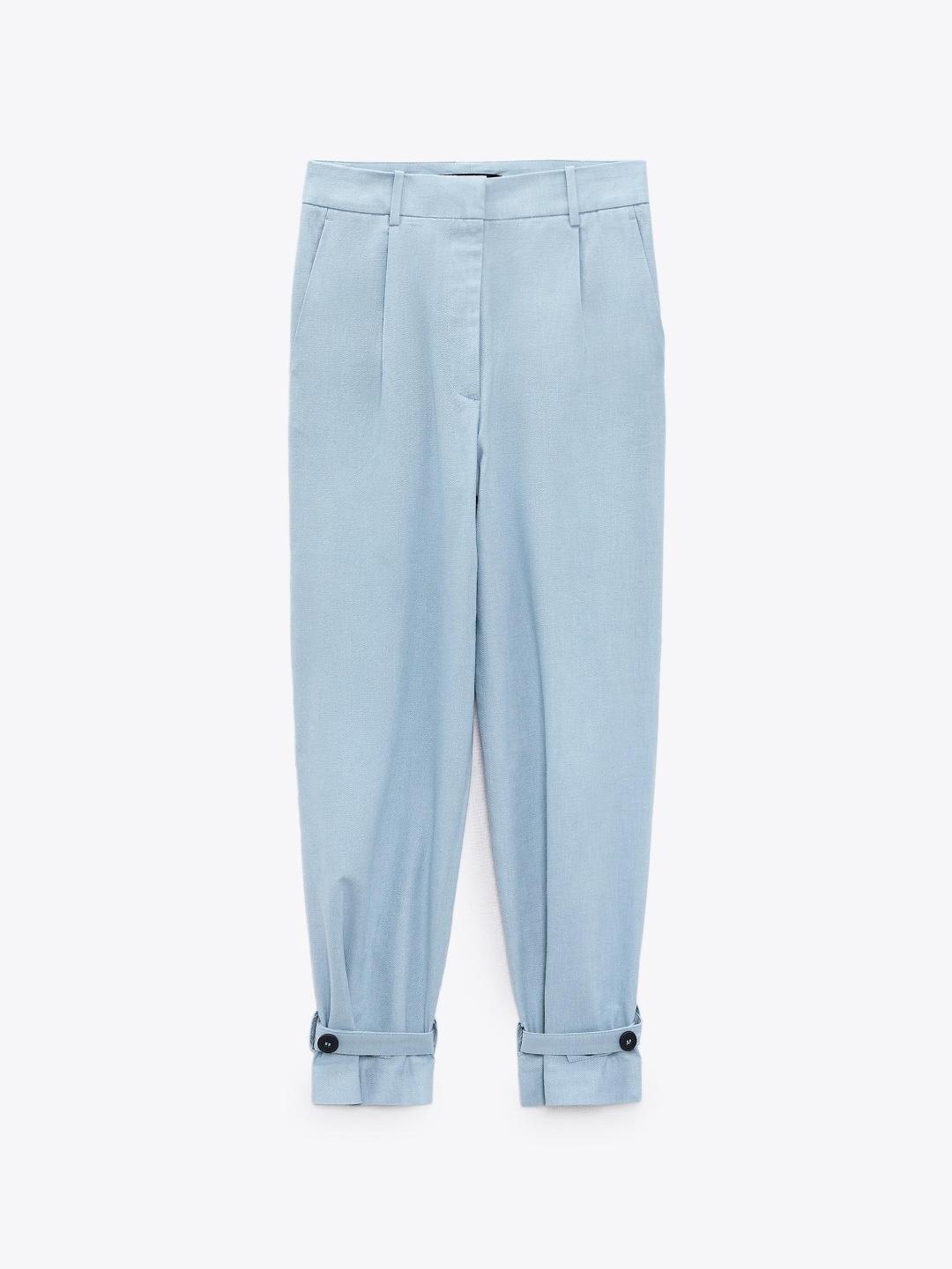 

ZARA Women Blue Trousers
