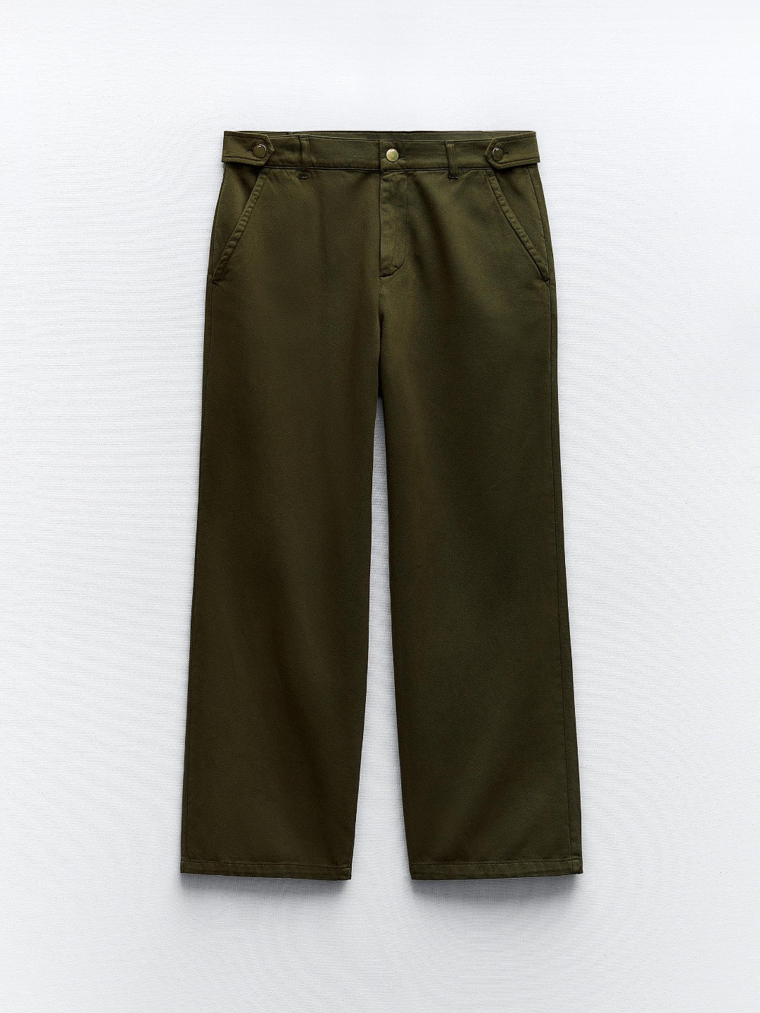 

ZARA Women Khaki Trousers