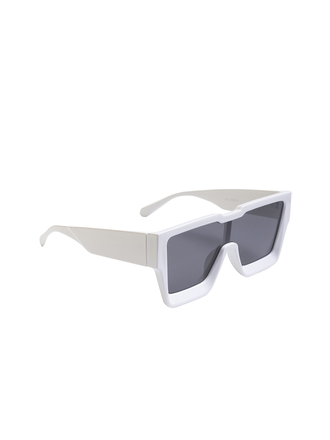 

DIMEH Unisex Square Sunglasses with UV Protected Casual Lens, White