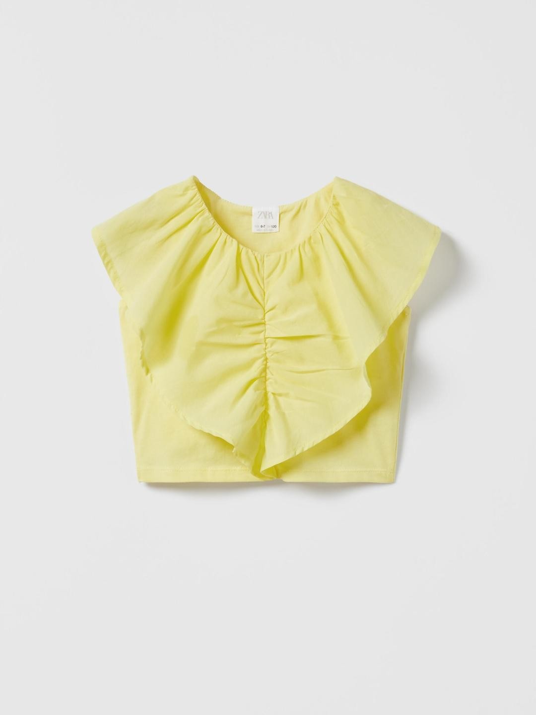 

ZARA Girls Yellow Tshirts
