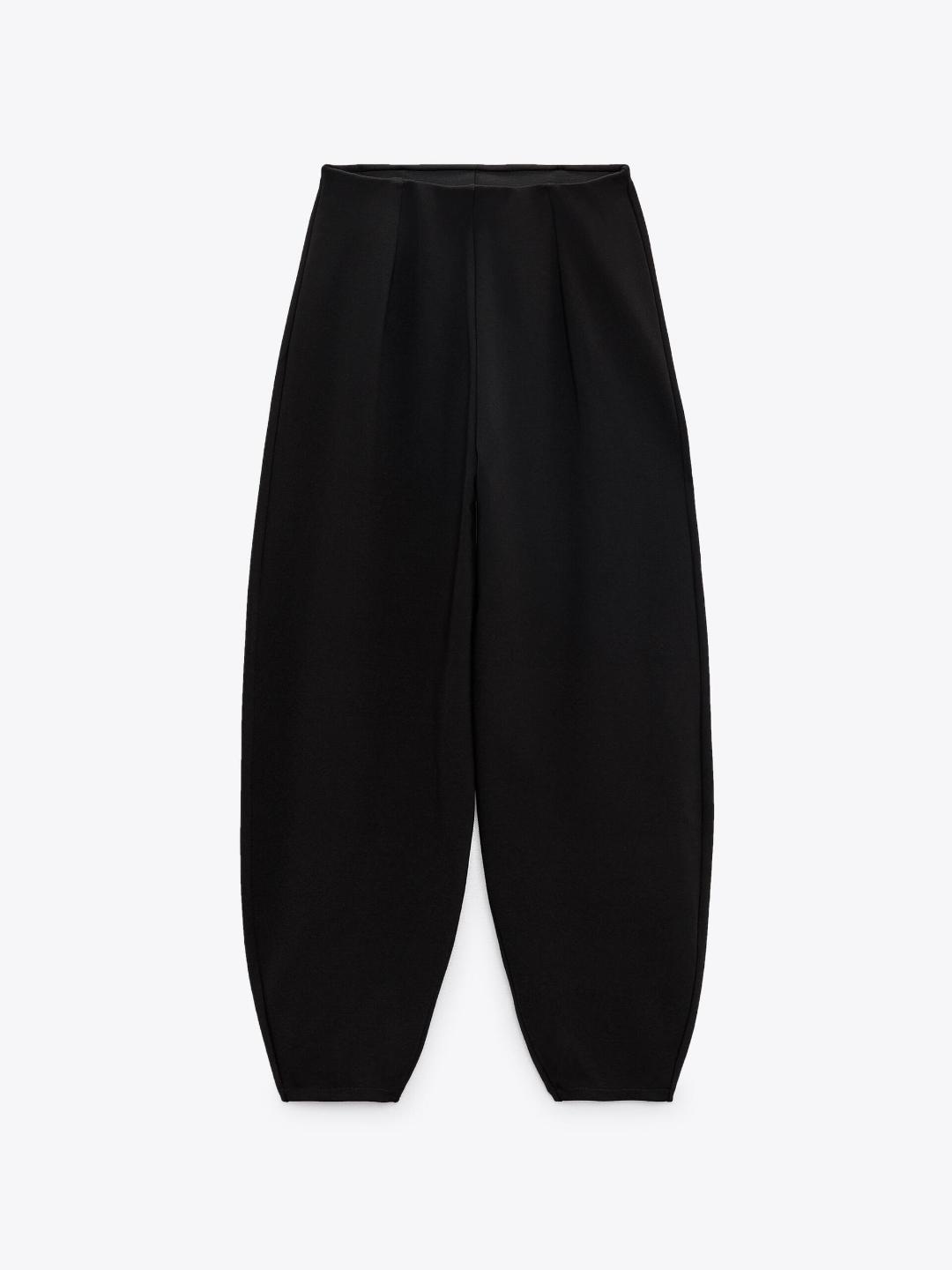

ZARA Women Black Trousers