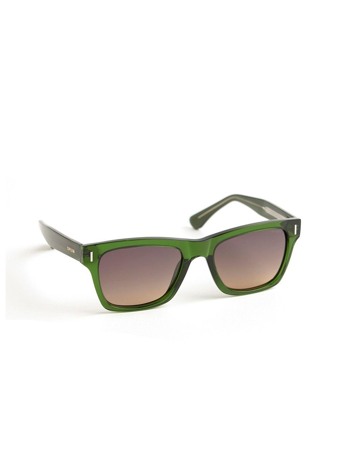 

OPIUM Men Wayfarer Sunglasses with UV Protected Lens OP-10290-C05-55-Crystal, Green