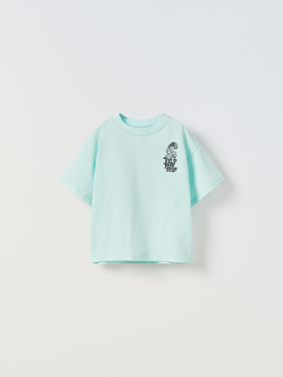 

ZARA Kids-Unisex Blue Tshirts