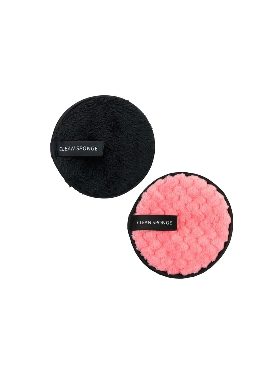 

Scheibe Set Of 2 Makeup Remover Sponges, Pink