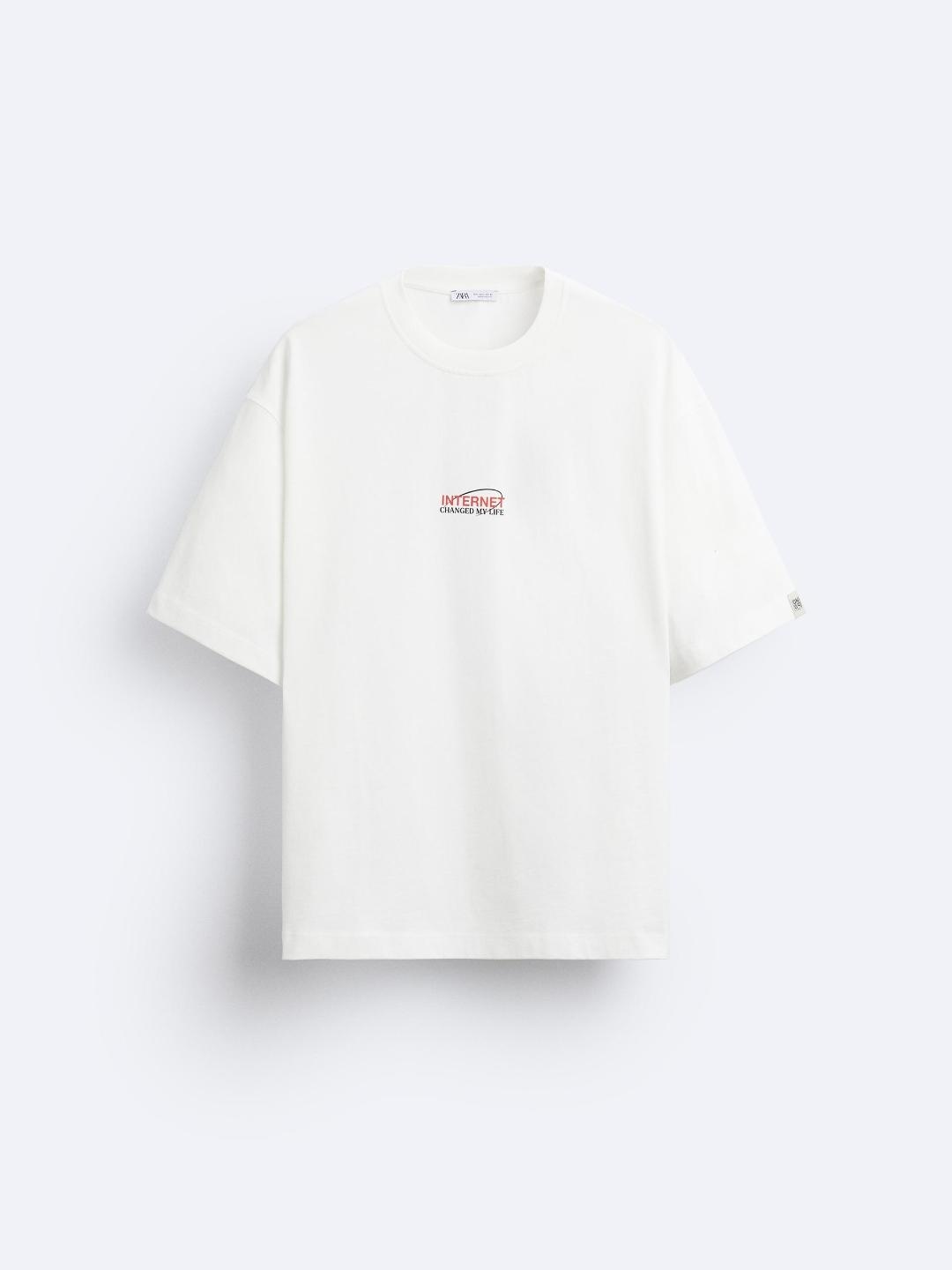 

ZARA Men White Tshirts