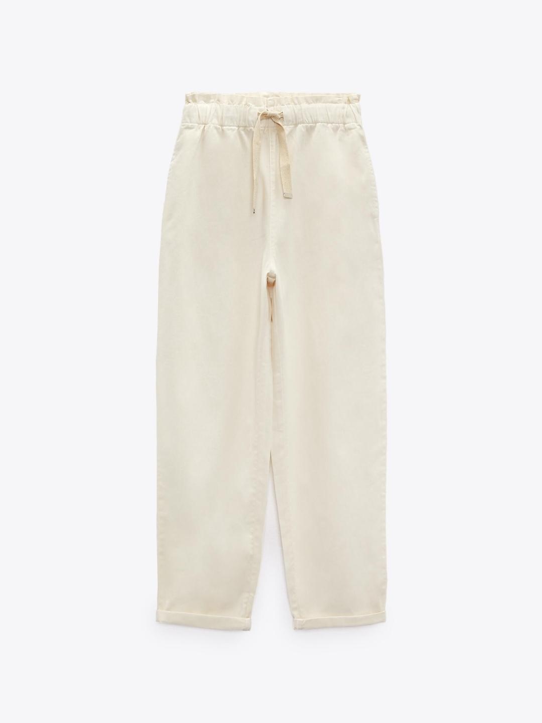 

ZARA Women Beige Trousers