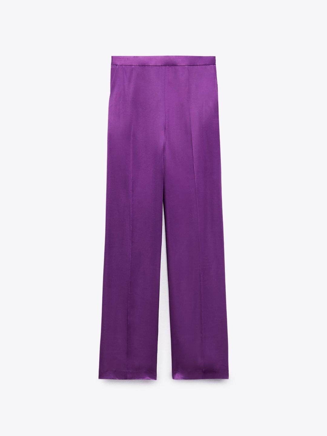 

ZARA Women Violet Trousers