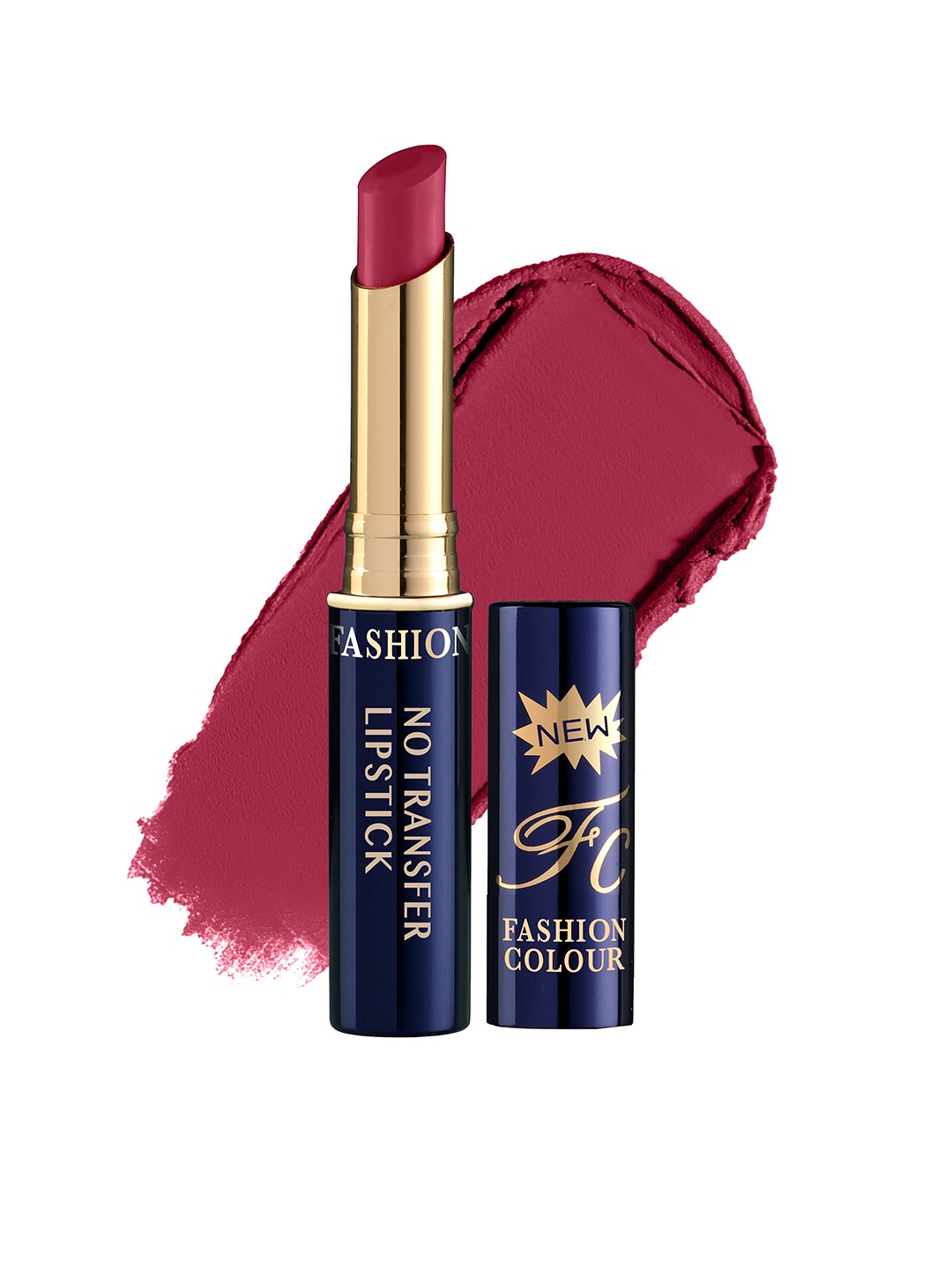 

Fashion Colour Non-Transfer Waterproof Matte Lipstick - Purple 12, Pink