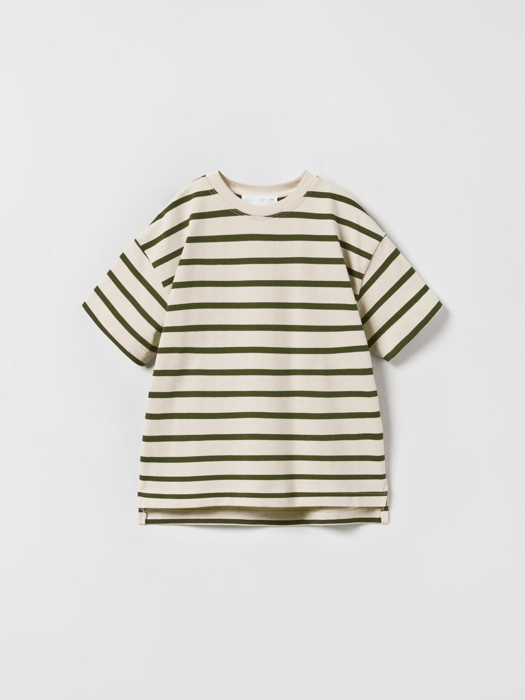 

ZARA Boys Beige Tshirts