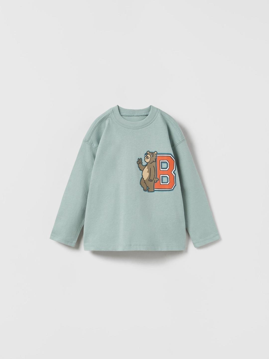 

ZARA Kids-Unisex Blue Tshirts