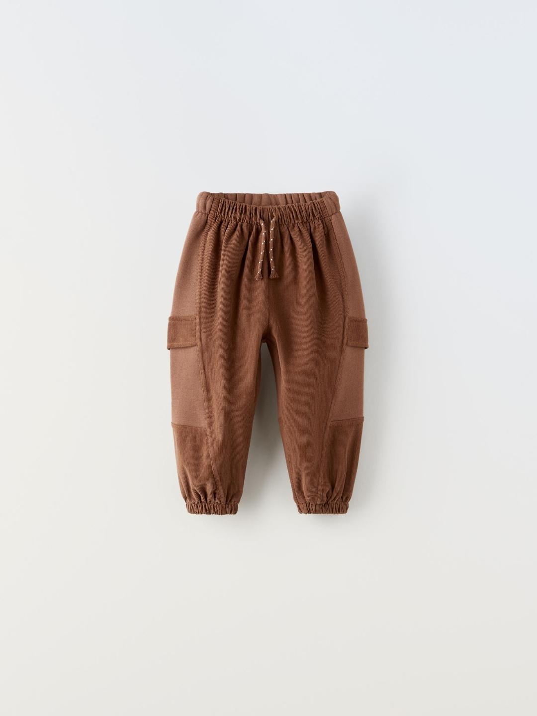 

ZARA Unisex Brown Trousers