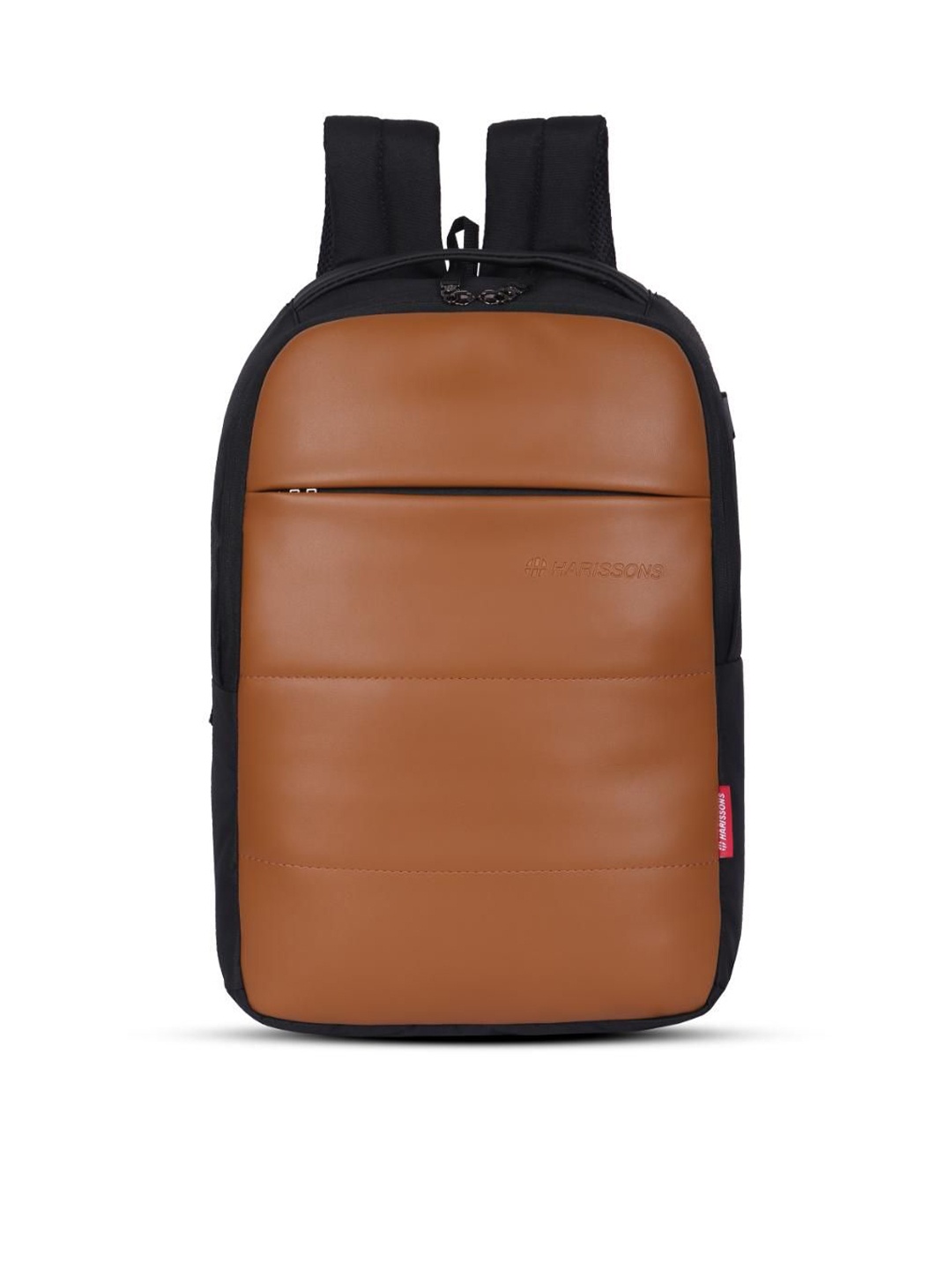 

Harissons Unisex Leather Padded Backpack, Tan