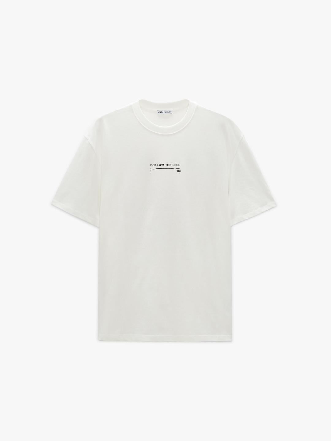 

ZARA Men White Tshirts