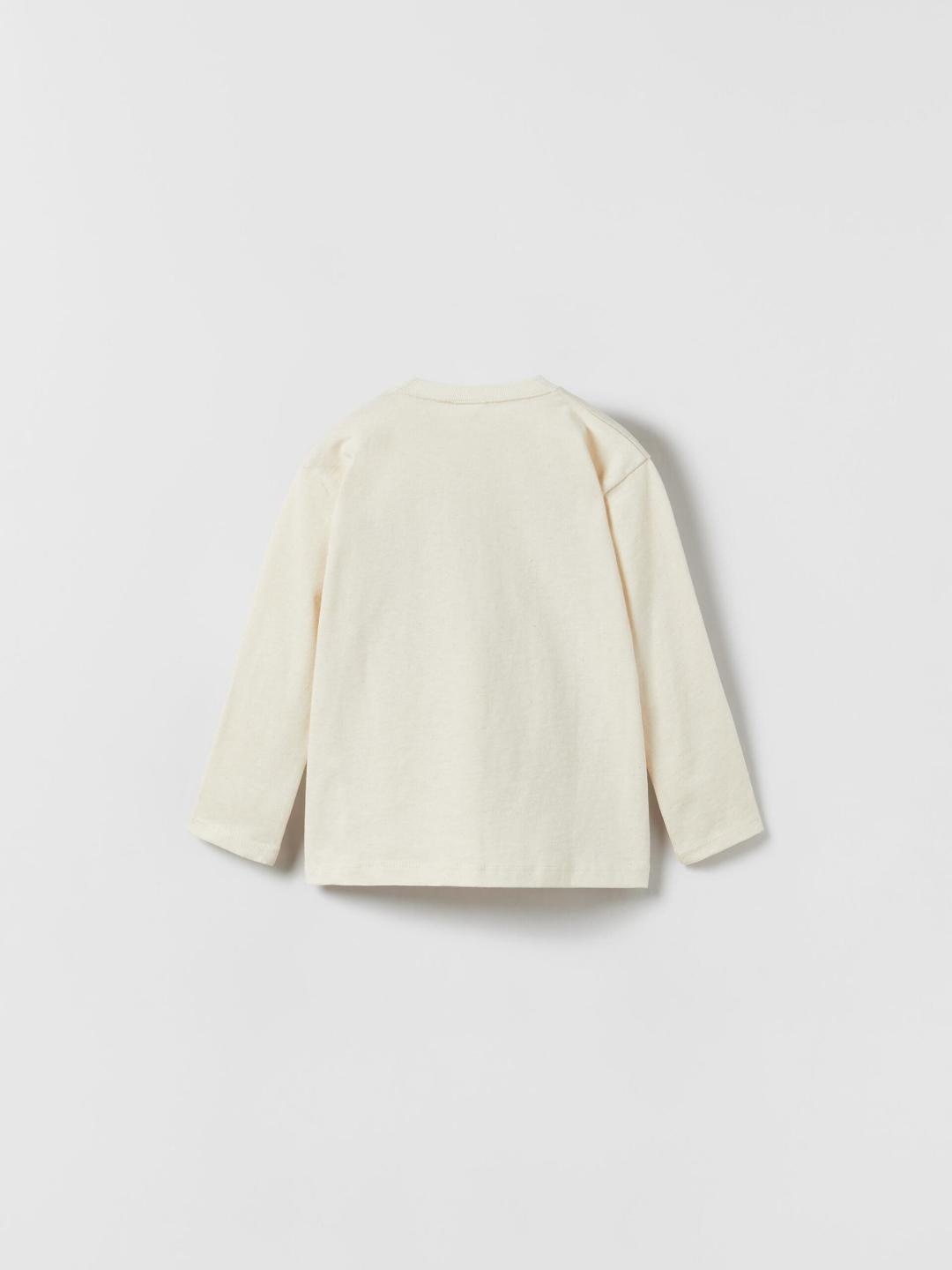 

ZARA Kids-Unisex Beige Tshirts
