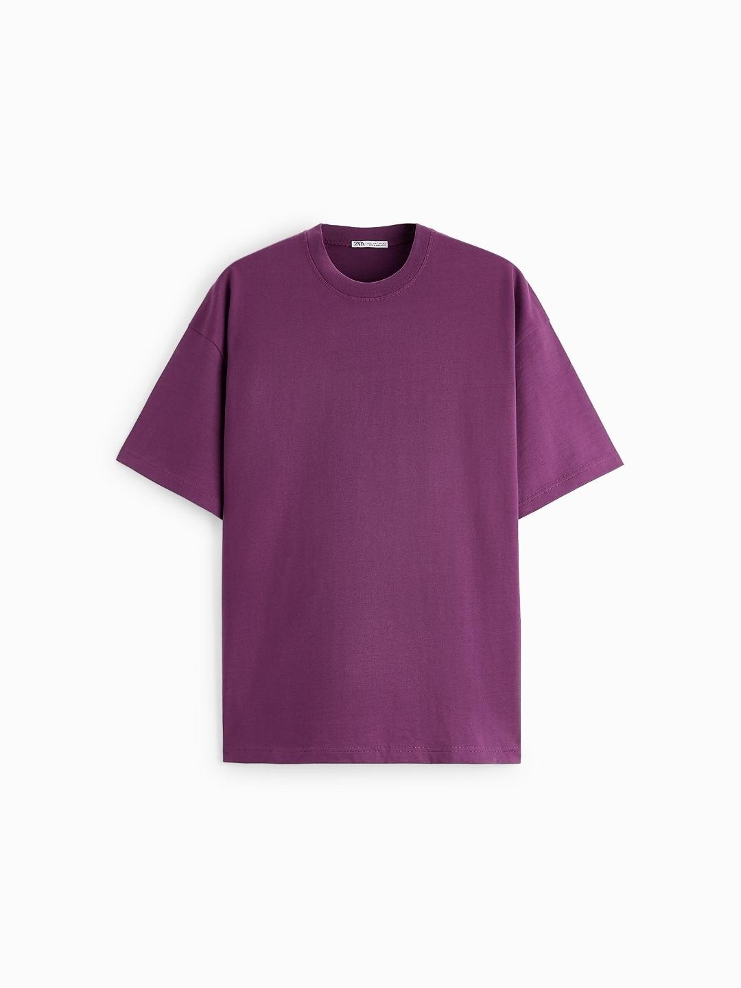

ZARA Men Violet Tshirts