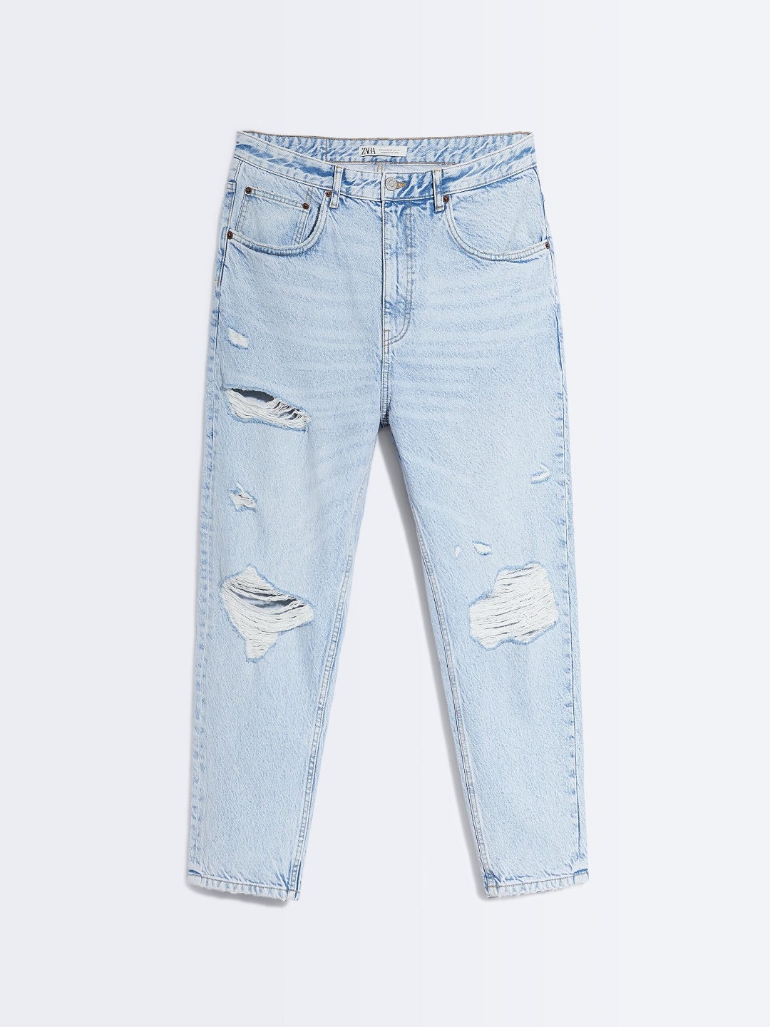 

ZARA Men Blue Trousers