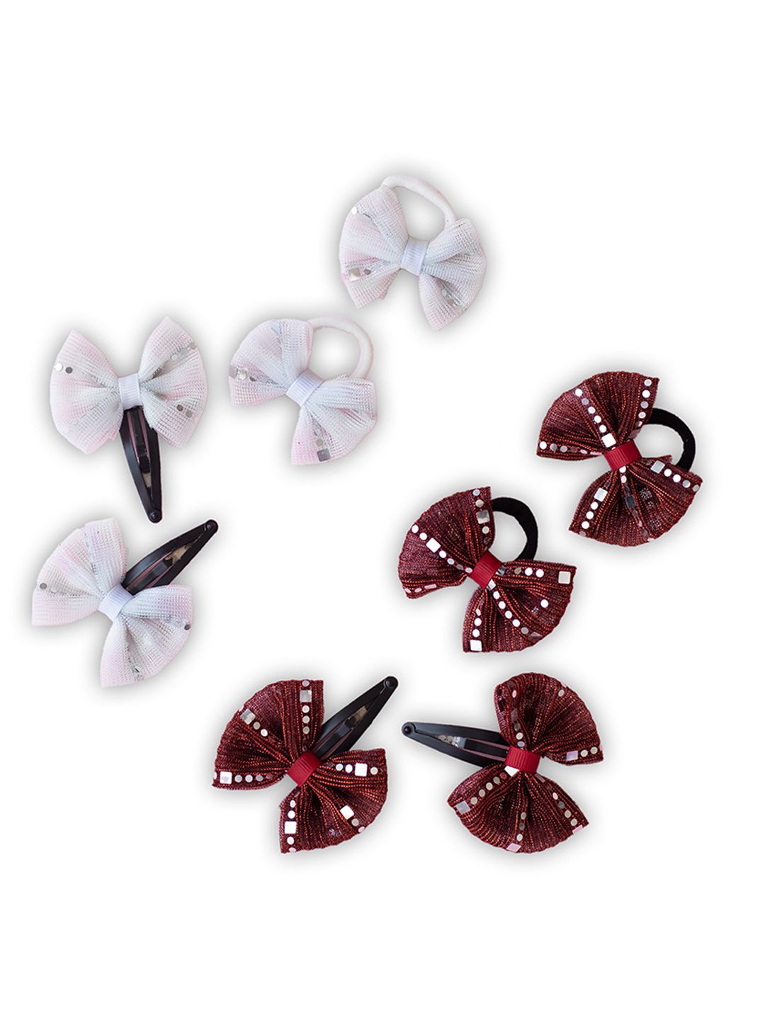 

RIBBON CANDY Girls Hair Accessory Set of 2, White
