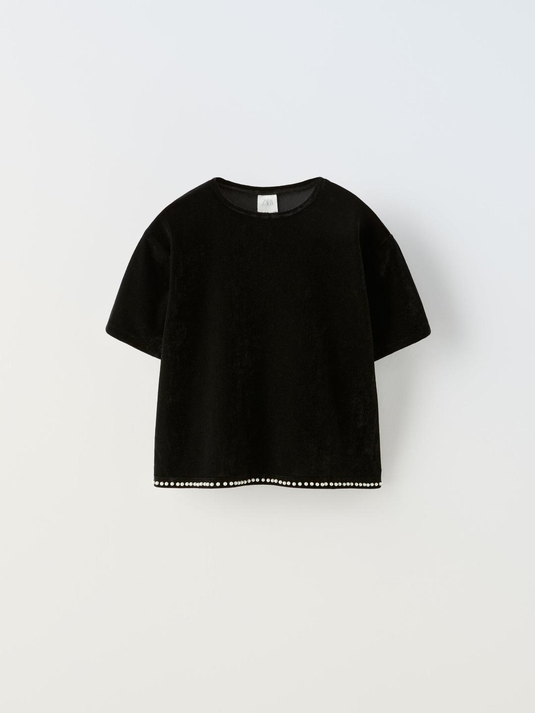 

ZARA Girls Black Tshirts