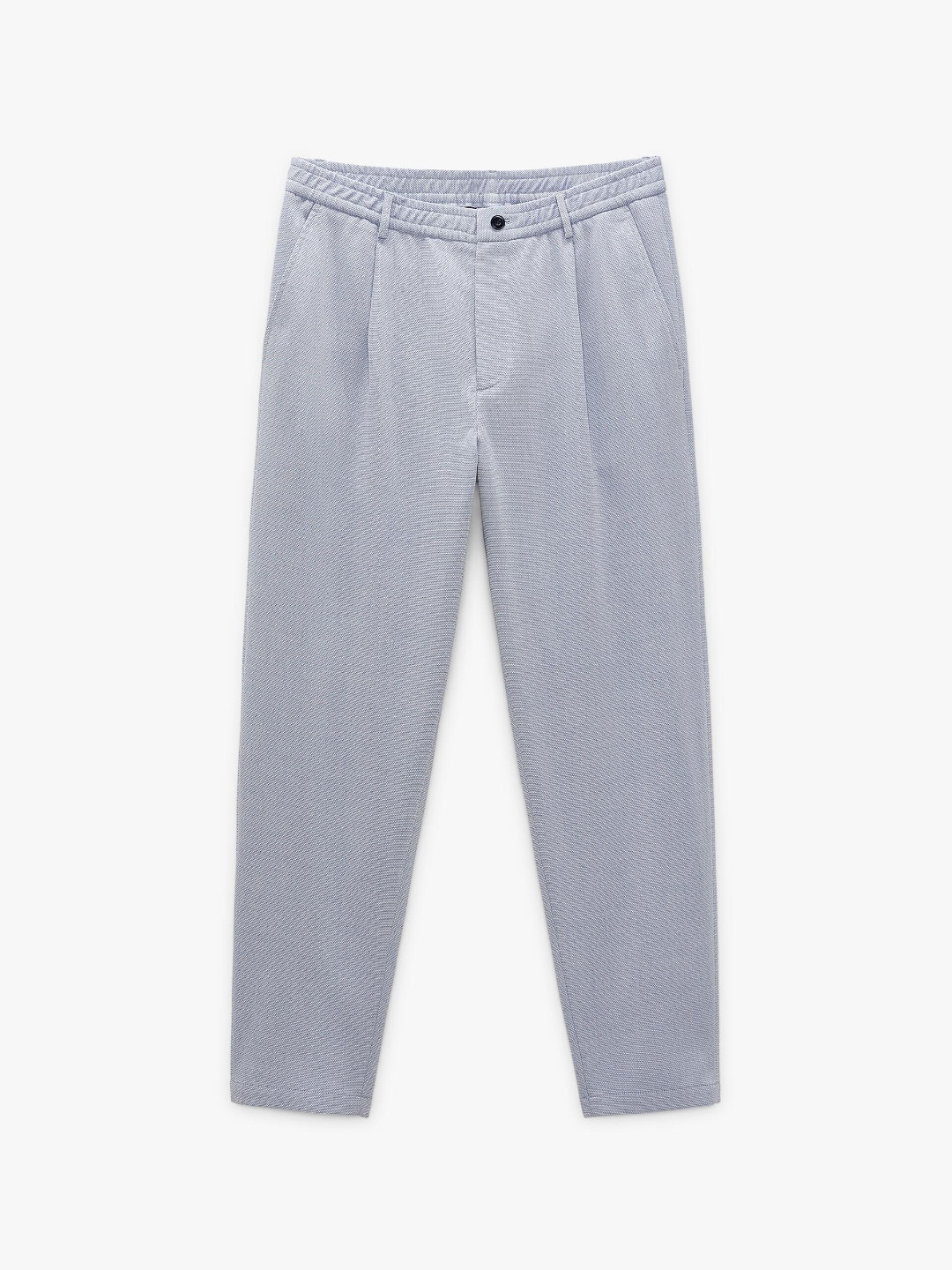 

ZARA Men Blue Trousers