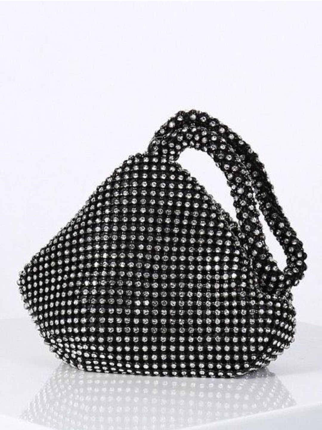 

StyleAsh Women Embellished Swagger Handheld Bag, Black