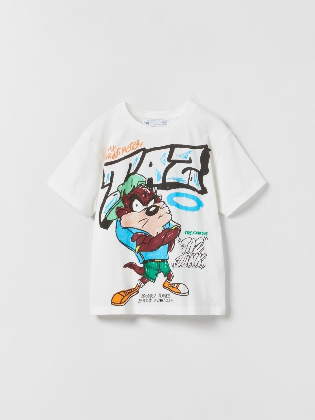 

ZARA Boys White Tshirts