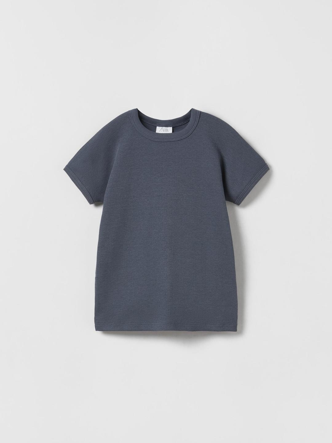 

ZARA Girls Blue Tshirts