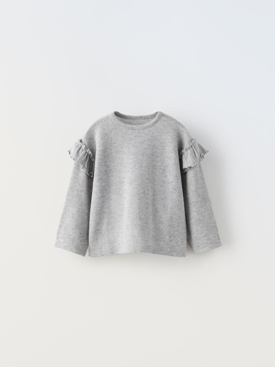 

ZARA Kids-Unisex Grey Tshirts