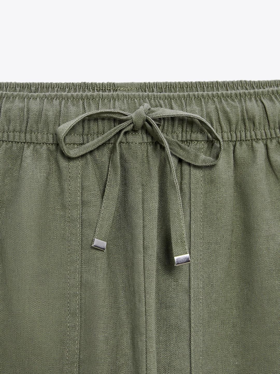 

ZARA Women Khaki Trousers