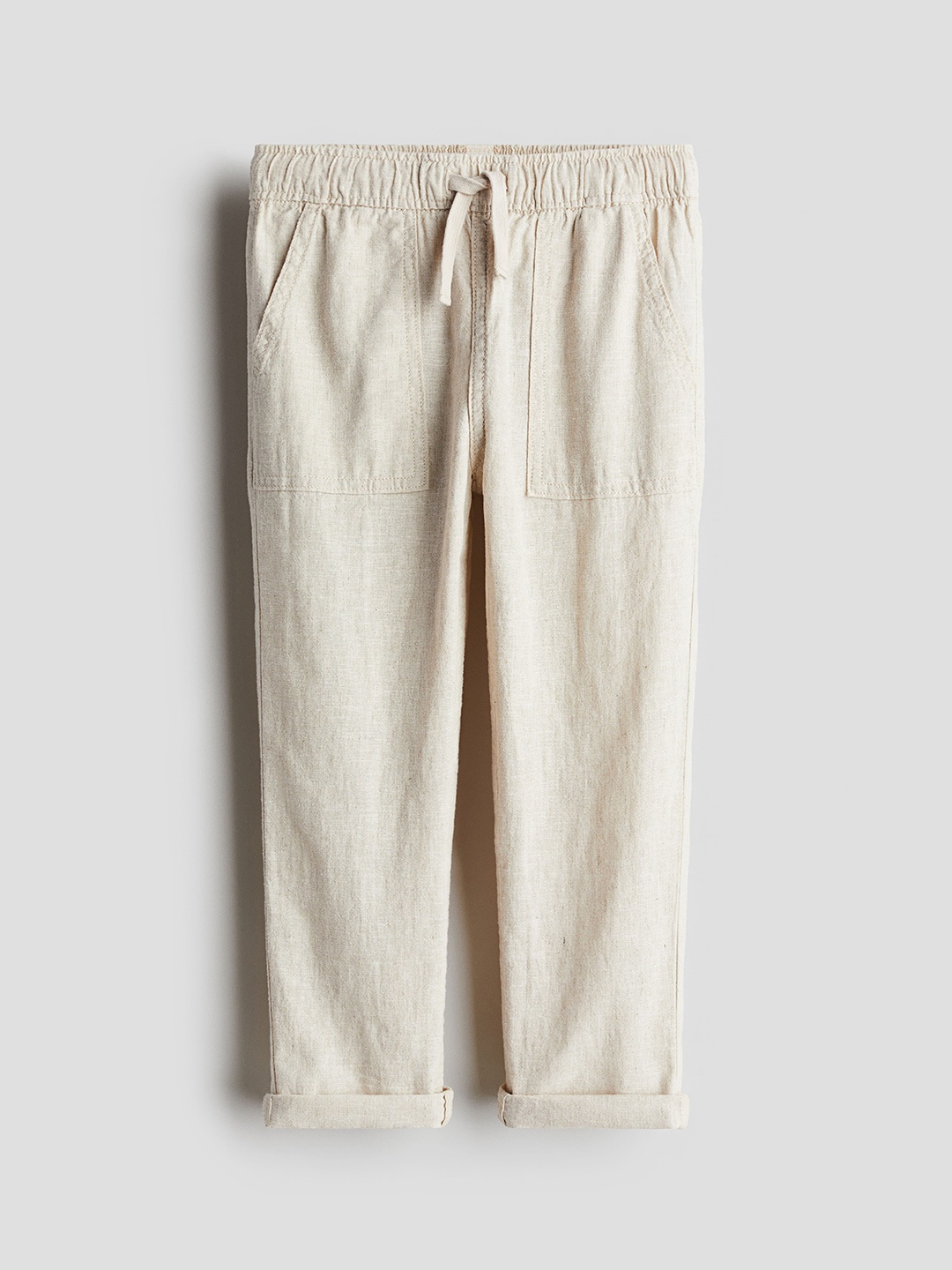 

H&M Boys Cotton Casual Mid Rise Jeans Sweatpant, Beige