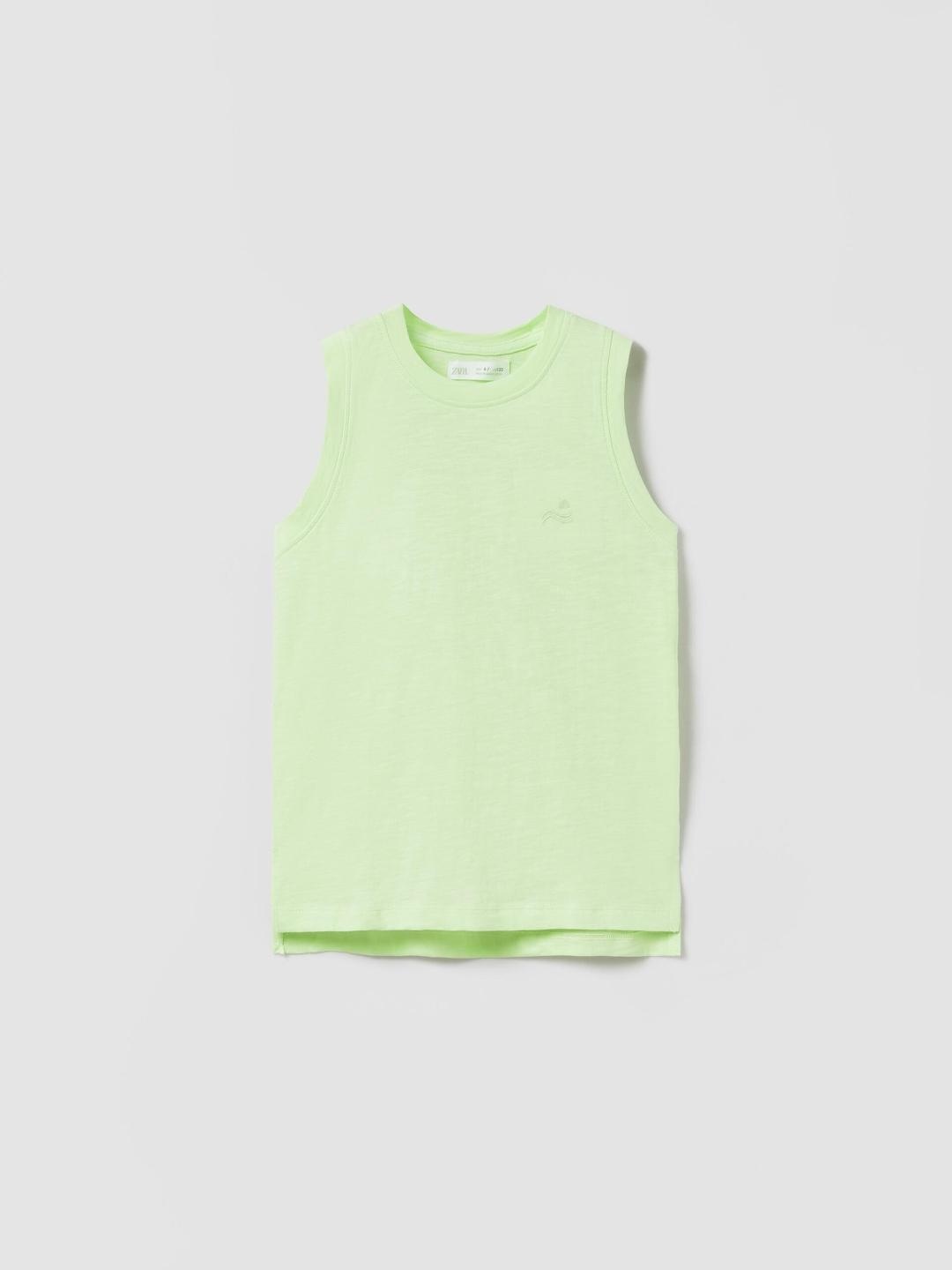 

ZARA Boys Fluorescent Green Tshirts