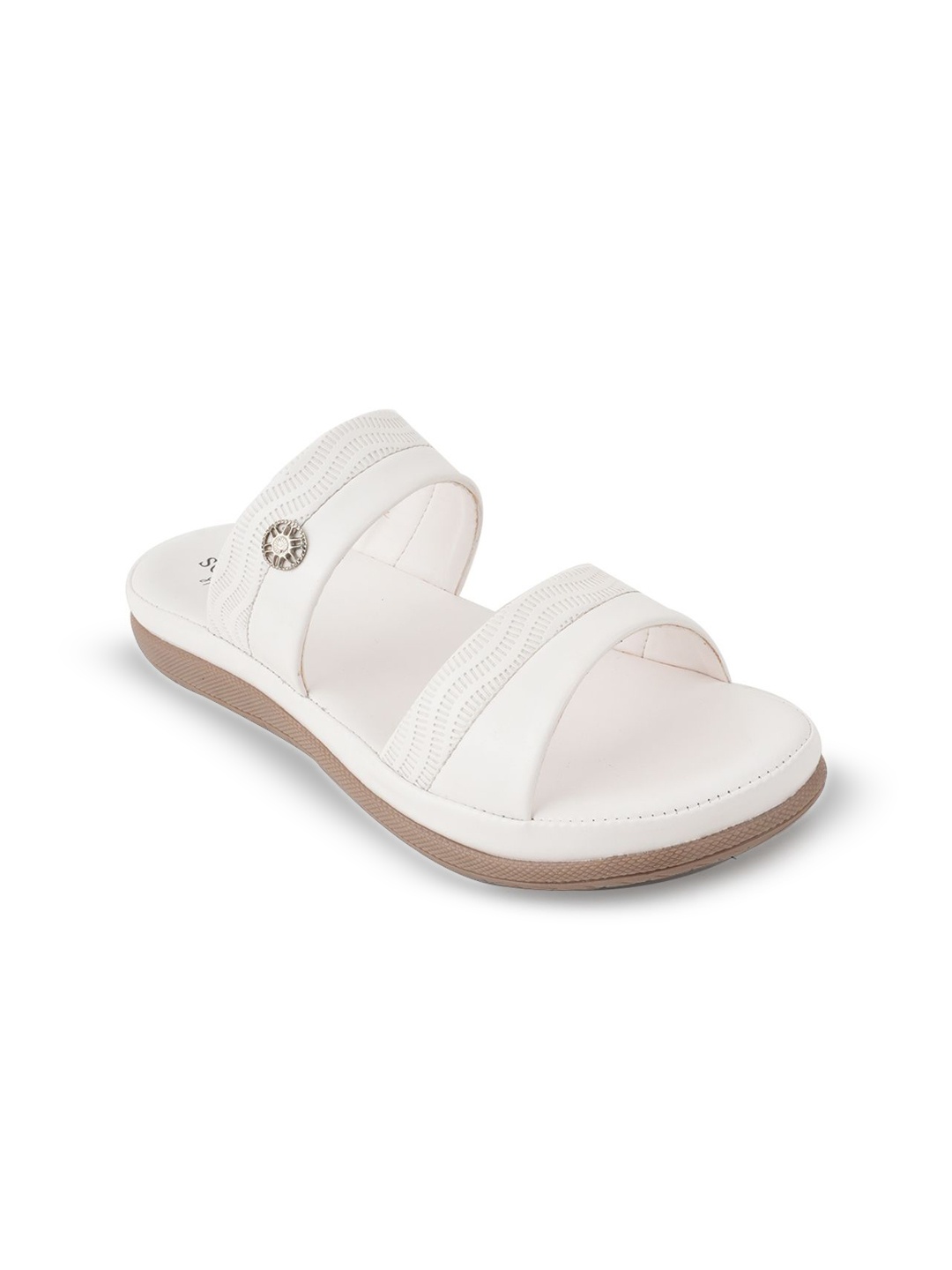 

SCENTRA Women One Toe Flats, White