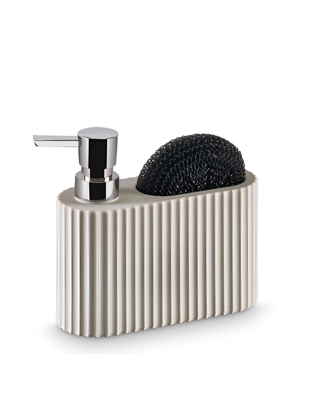 

Freelance Cream-Coloured Solid Plastic Soap Dispenser