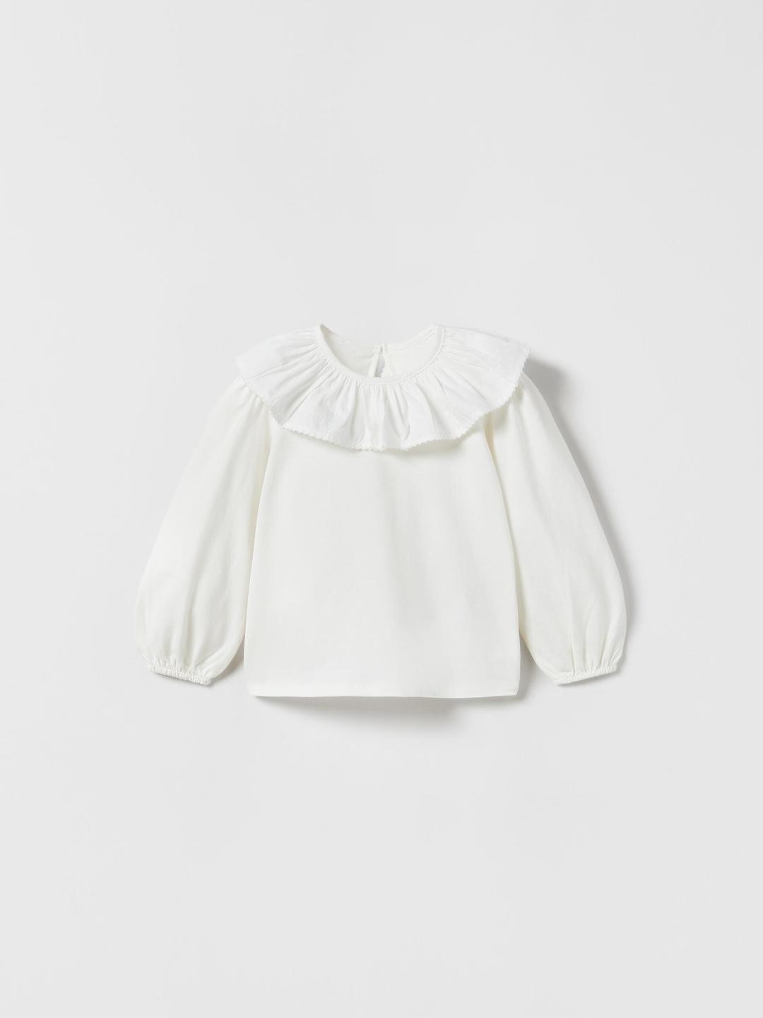 

ZARA Kids-Unisex White Tshirts