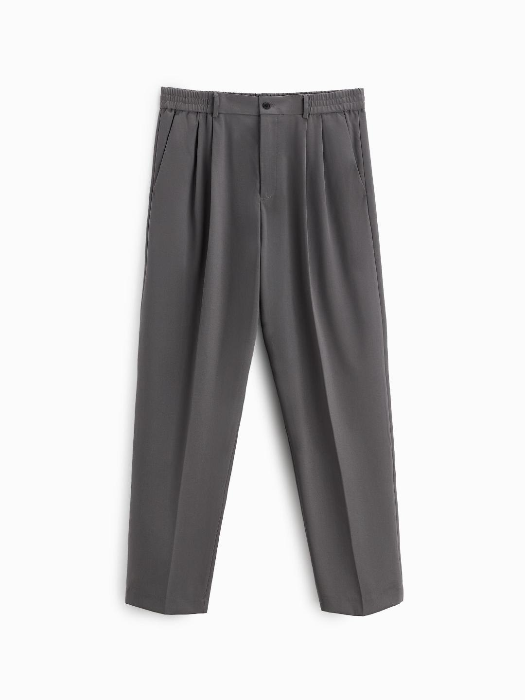

ZARA Men Grey Trousers