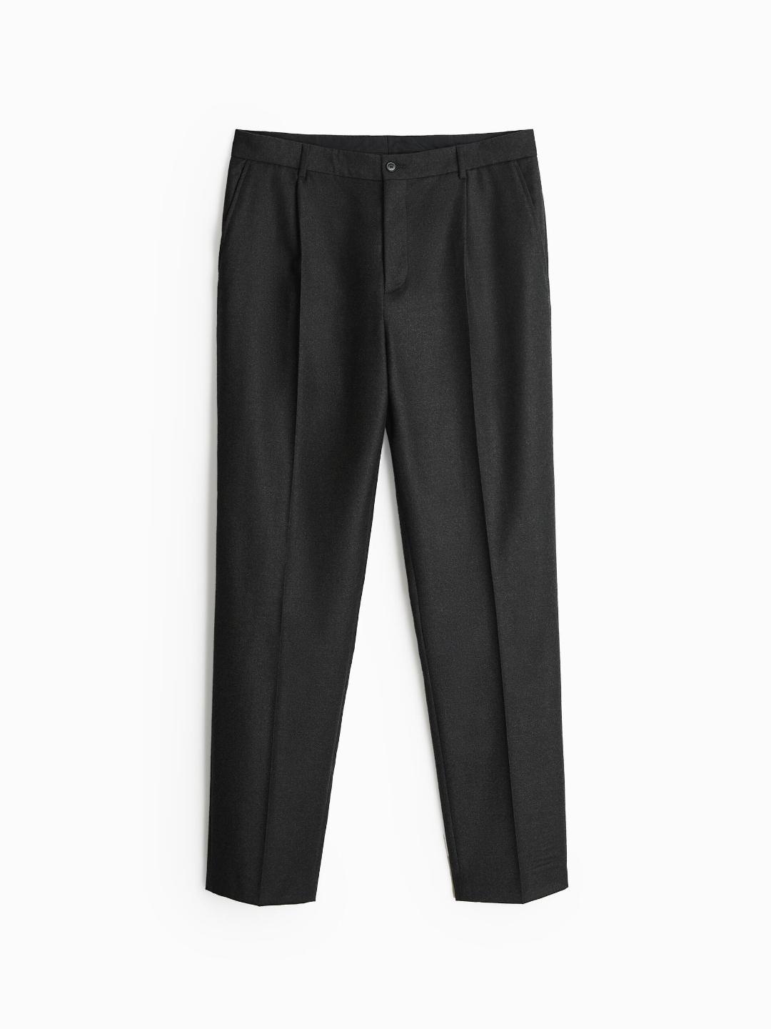 

ZARA Men Grey Trousers