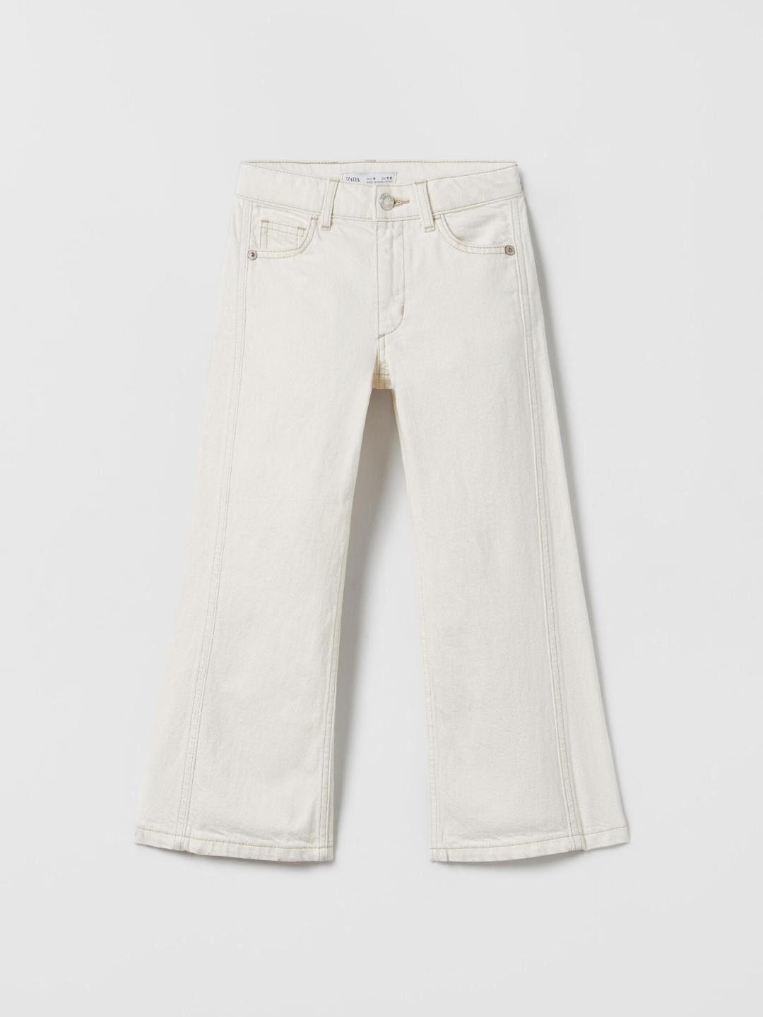 

ZARA Girls White Trousers