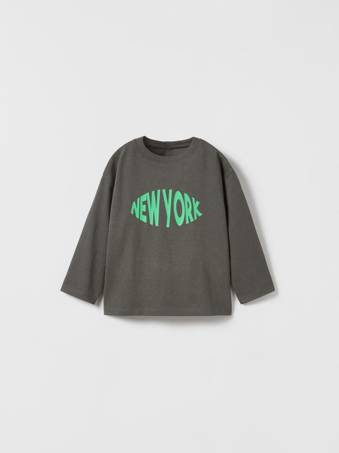 

ZARA Kids-Unisex Grey Tshirts