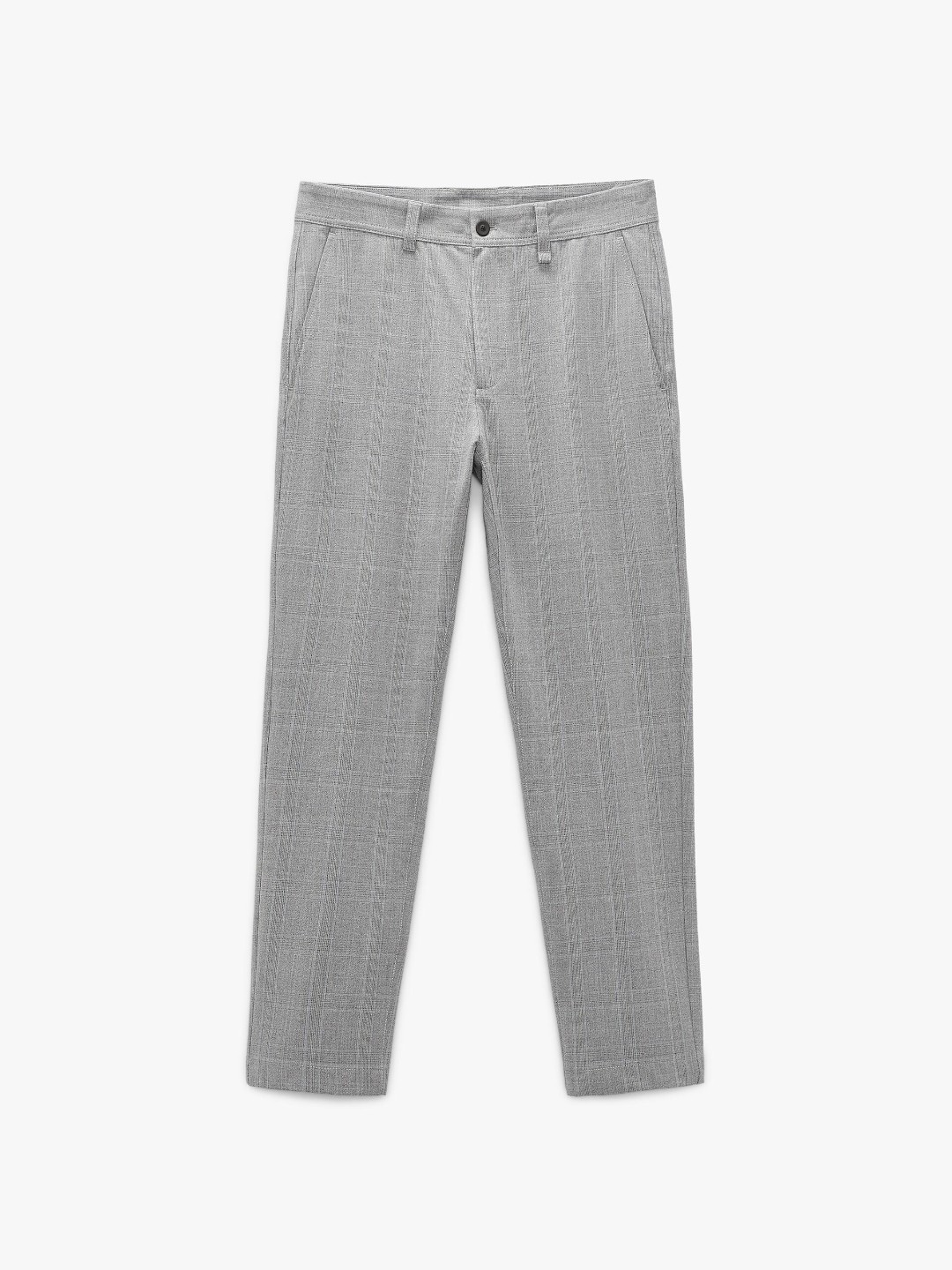 

ZARA Men Grey Trousers
