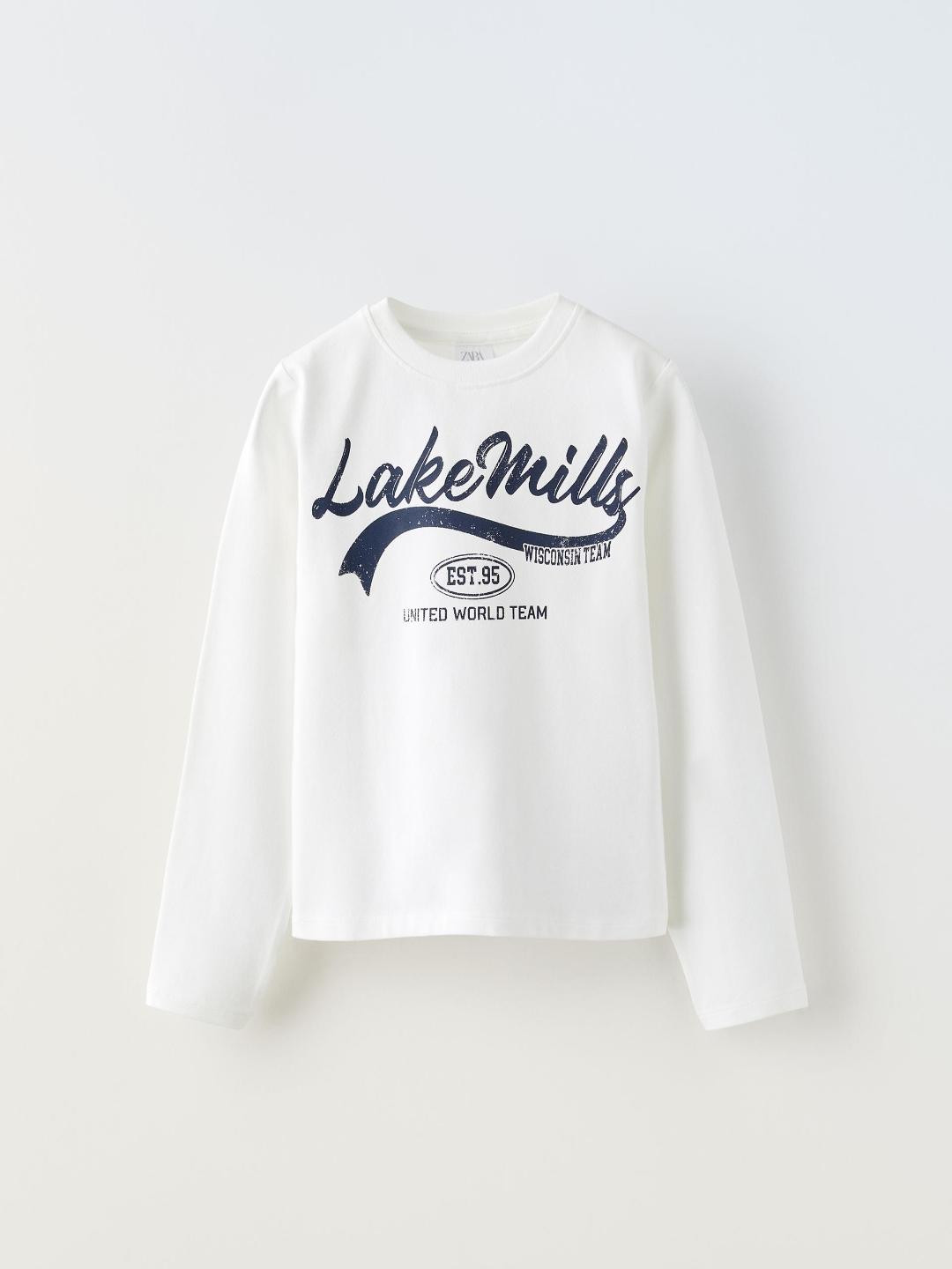

ZARA Girls White Tshirts