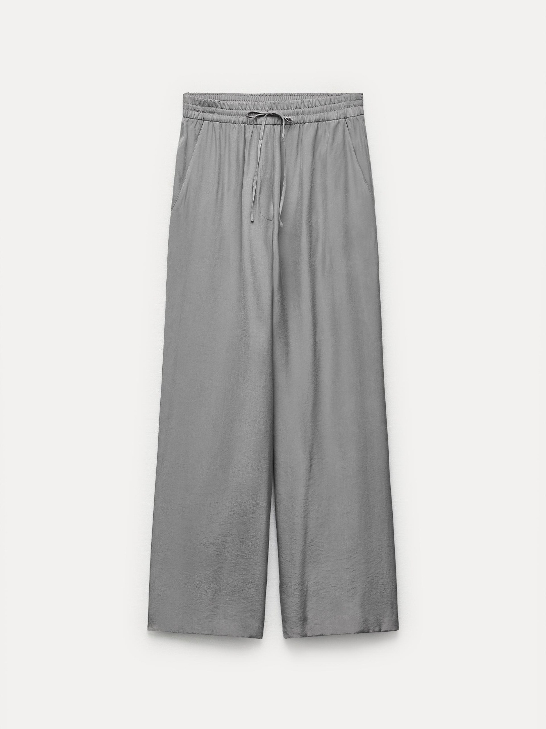 

ZARA Women Grey Trousers