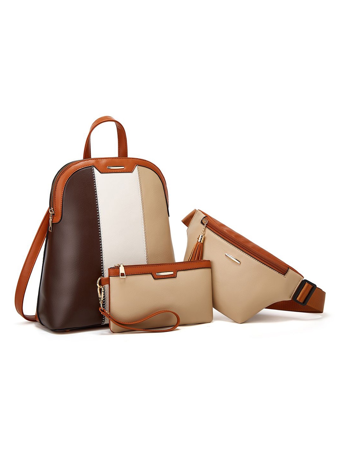 

RAVE Women Solid Backpack, Off white
