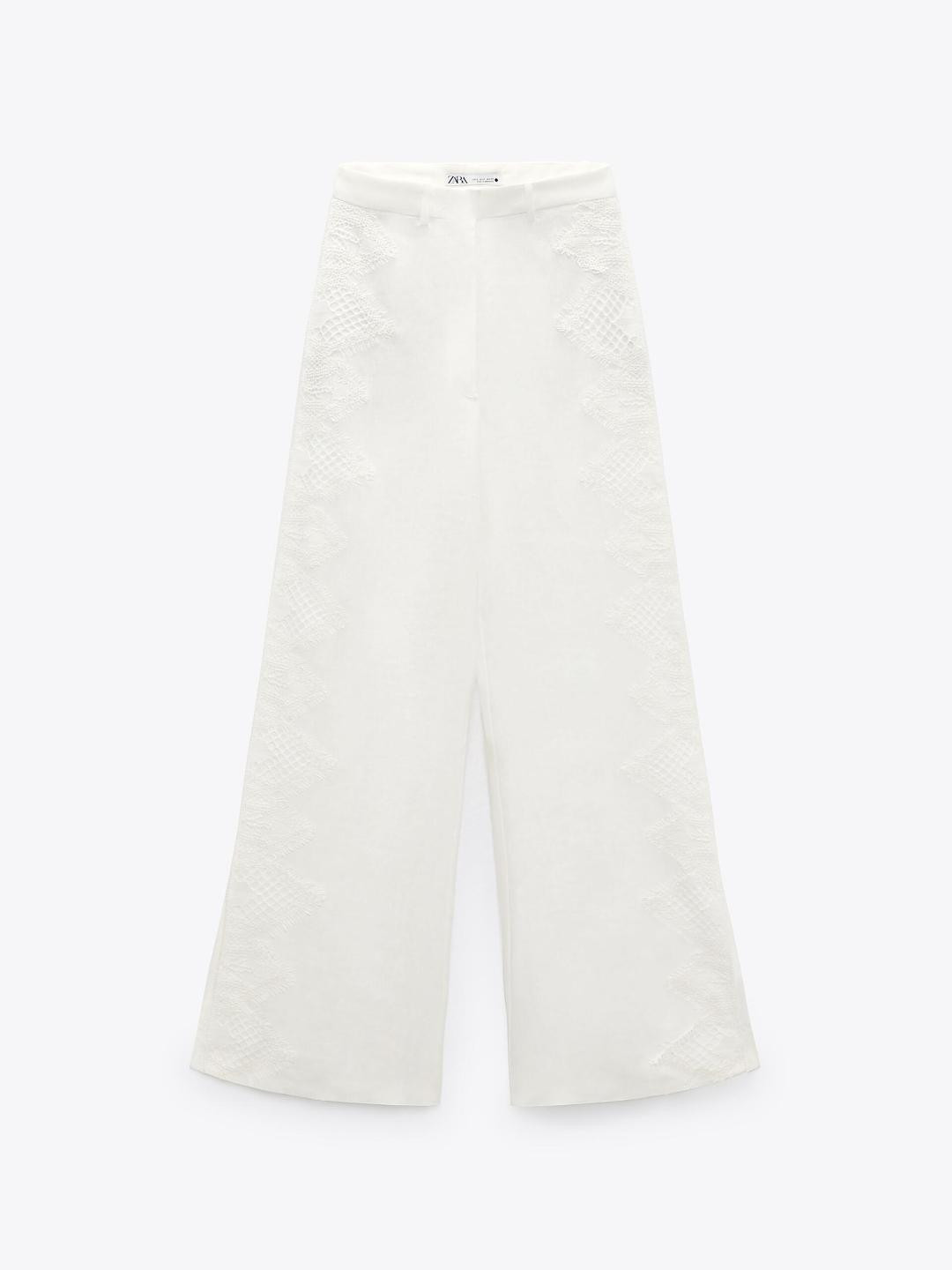 

ZARA Women White Trousers
