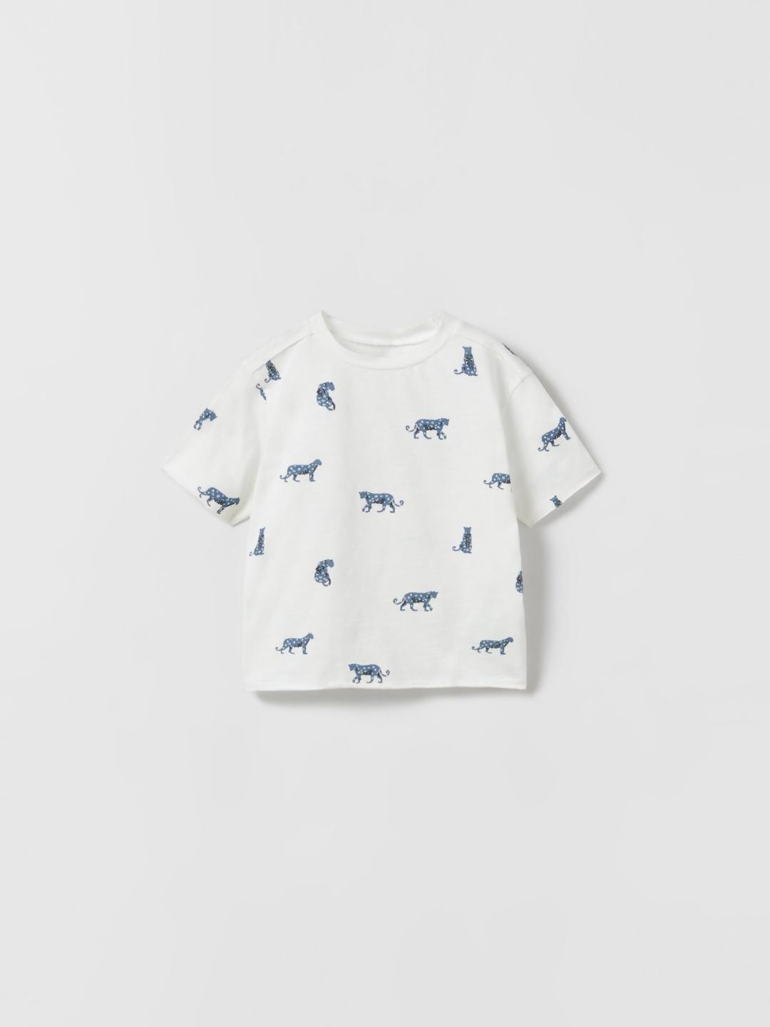 

ZARA Kids-Unisex White Tshirts